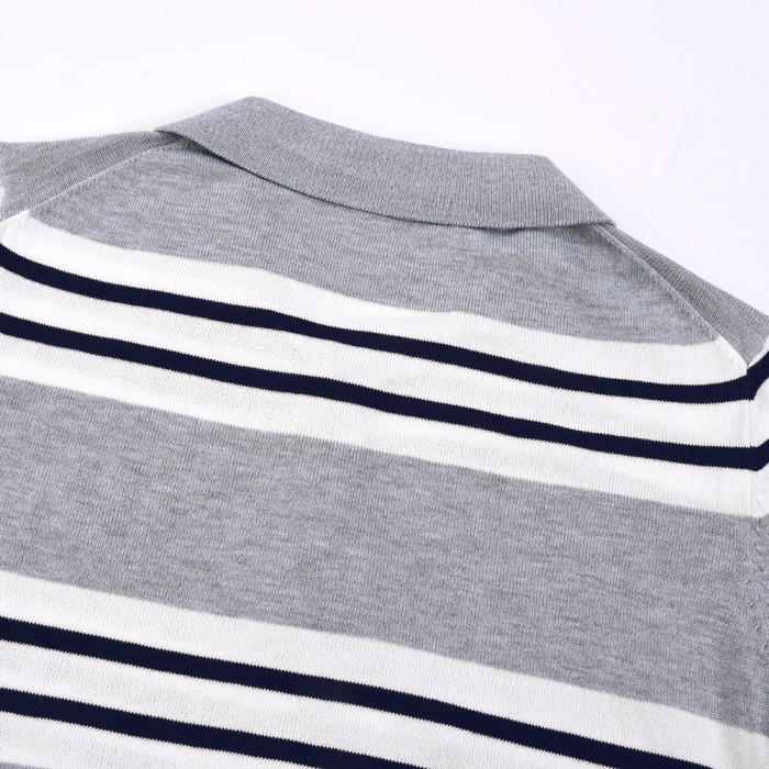 Men Women Knit T-shirt Short Sleeve T-shirt Pullover Tops Sweatshirt Unisex Tee Casual T-shirt