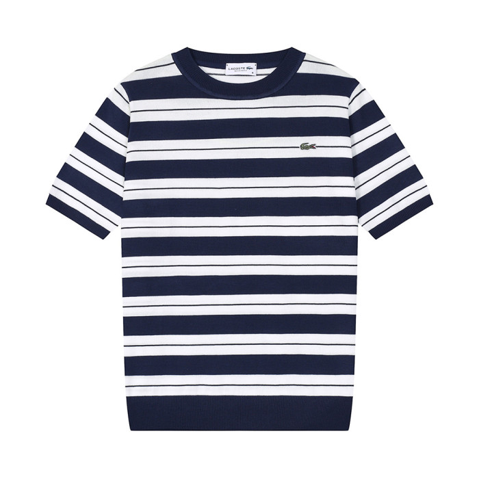 Men Women Knit T-shirt Short Sleeve T-shirt Pullover Tops Sweatshirt Unisex Tee Casual T-shirt