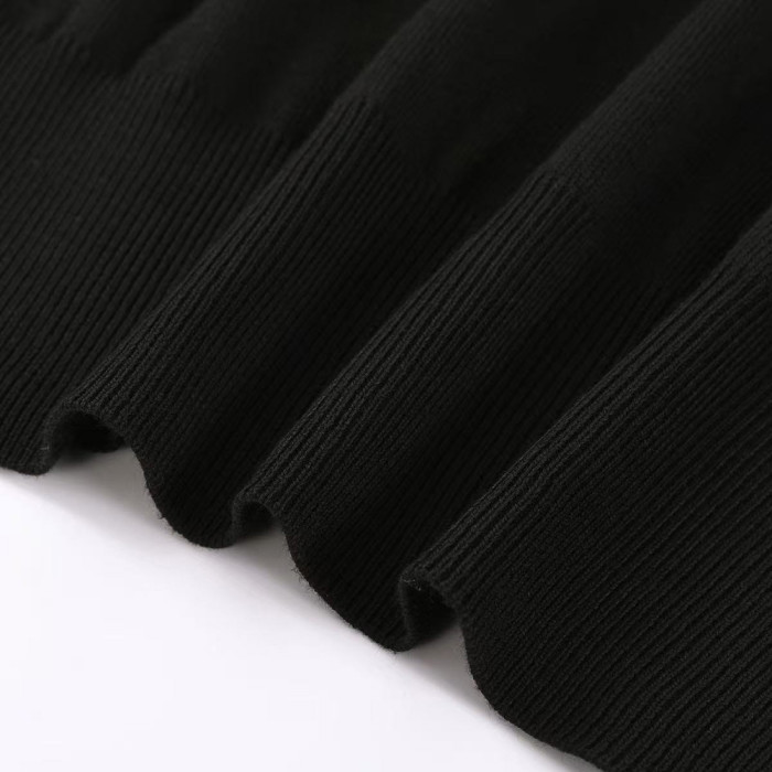 Men Women Knit T-shirt Short Sleeve T-shirt Pullover Tops Sweatshirt Unisex Tee Casual T-shirt