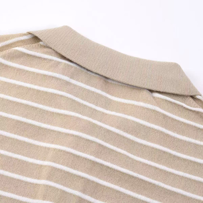 Men Women Knit T-shirt Short Sleeve T-shirt Pullover Tops Sweatshirt Unisex Tee Casual T-shirt