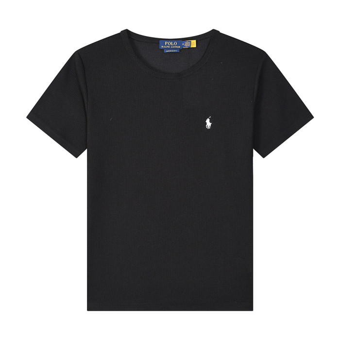 Men Women Knit T-shirt Short Sleeve T-shirt Pullover Tops Sweatshirt Unisex Tee Casual T-shirt
