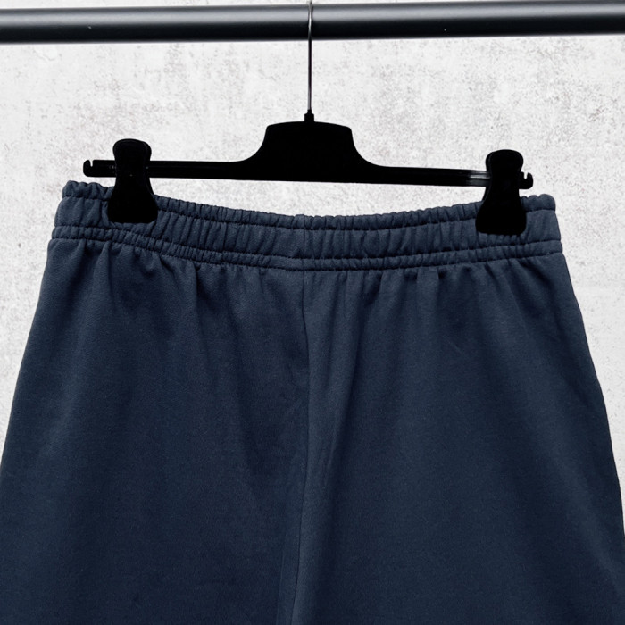 Women Men Breathable Elastic Waist Casual Shorts Mid-length Bottoms Loose Fit Shorts For Daily Wear Unisex