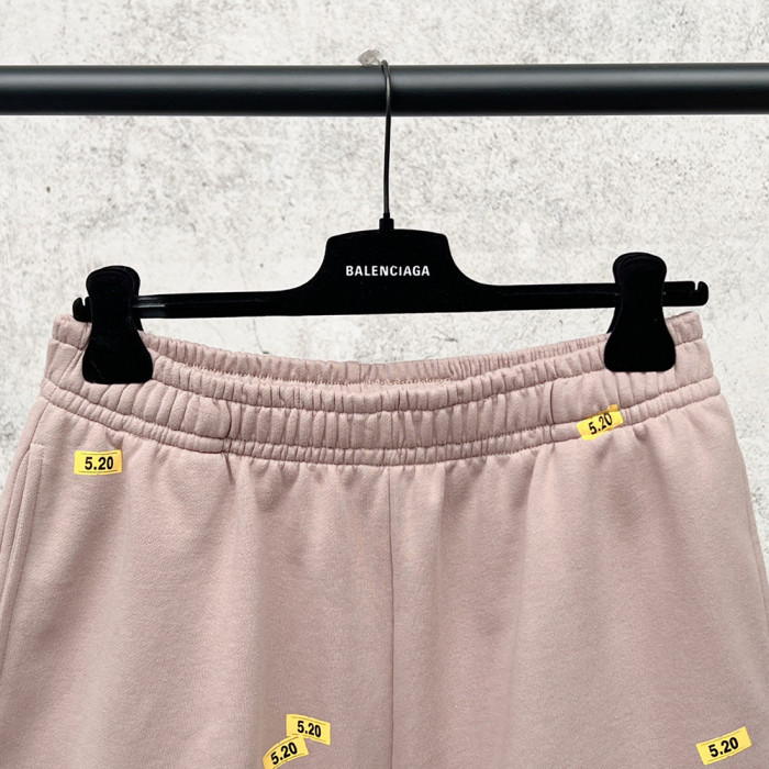 Women Men Breathable Elastic Waist Casual Shorts Mid-length Bottoms Loose Fit Shorts For Daily Wear Unisex