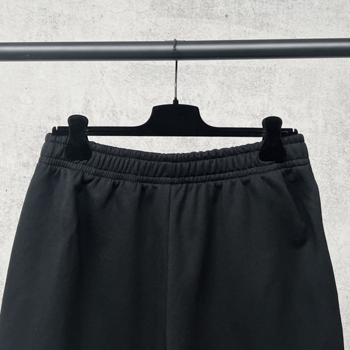 Women Men Breathable Elastic Waist Casual Shorts Mid-length Bottoms Loose Fit Shorts For Daily Wear Unisex