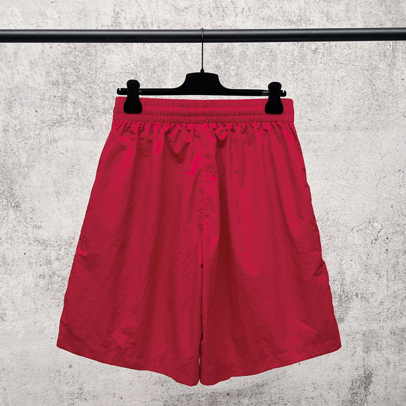 Women Men Breathable Elastic Waist Casual Shorts Mid-length Bottoms Loose Fit Shorts For Daily Wear Unisex