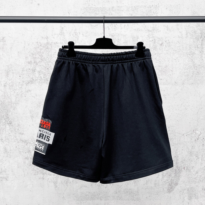 Women Men Breathable Elastic Waist Casual Shorts Mid-length Bottoms Loose Fit Shorts For Daily Wear Unisex