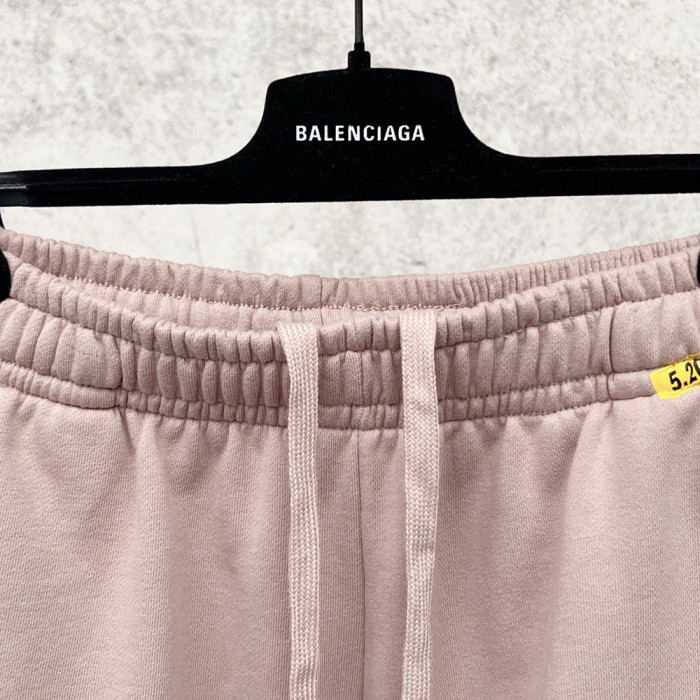 Women Men Breathable Elastic Waist Casual Shorts Mid-length Bottoms Loose Fit Shorts For Daily Wear Unisex
