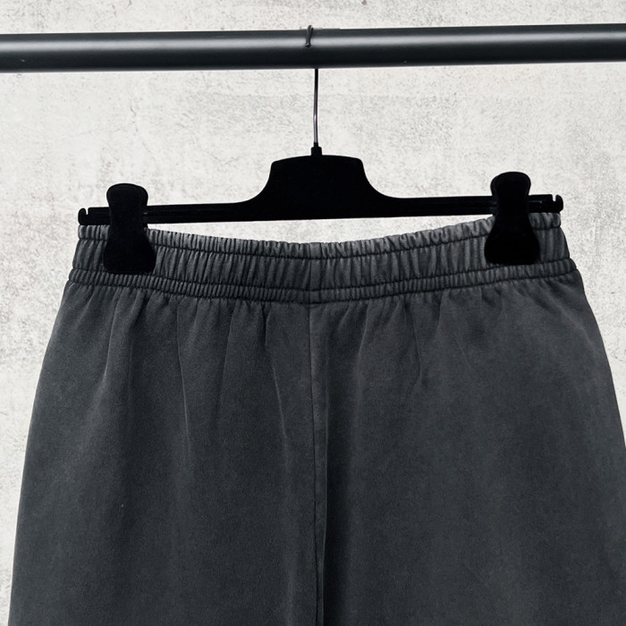 Women Men Breathable Elastic Waist Casual Shorts Mid-length Bottoms Loose Fit Shorts For Daily Wear Unisex