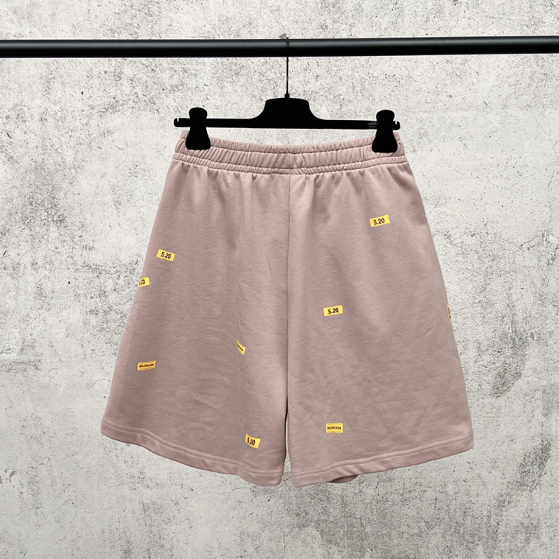 Women Men Breathable Elastic Waist Casual Shorts Mid-length Bottoms Loose Fit Shorts For Daily Wear Unisex