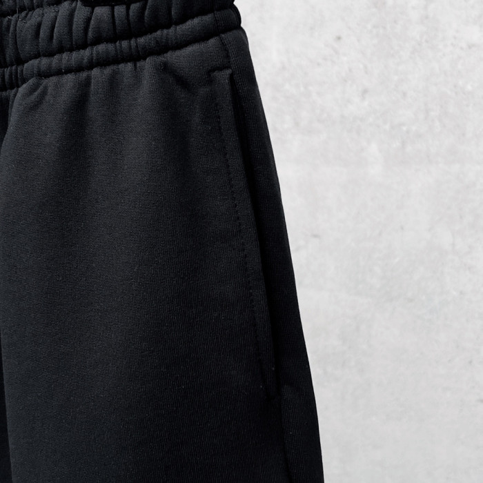 Women Men Breathable Elastic Waist Casual Shorts Mid-length Bottoms Loose Fit Shorts For Daily Wear Unisex
