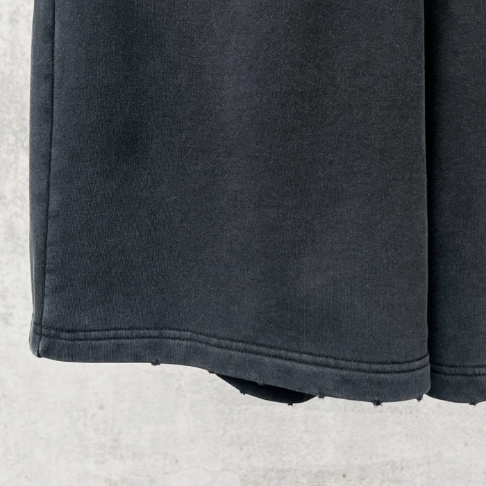 Women Men Breathable Elastic Waist Casual Shorts Mid-length Bottoms Loose Fit Shorts For Daily Wear Unisex