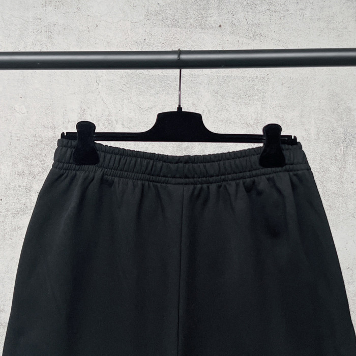 Women Men Breathable Elastic Waist Casual Shorts Mid-length Bottoms Loose Fit Shorts For Daily Wear Unisex