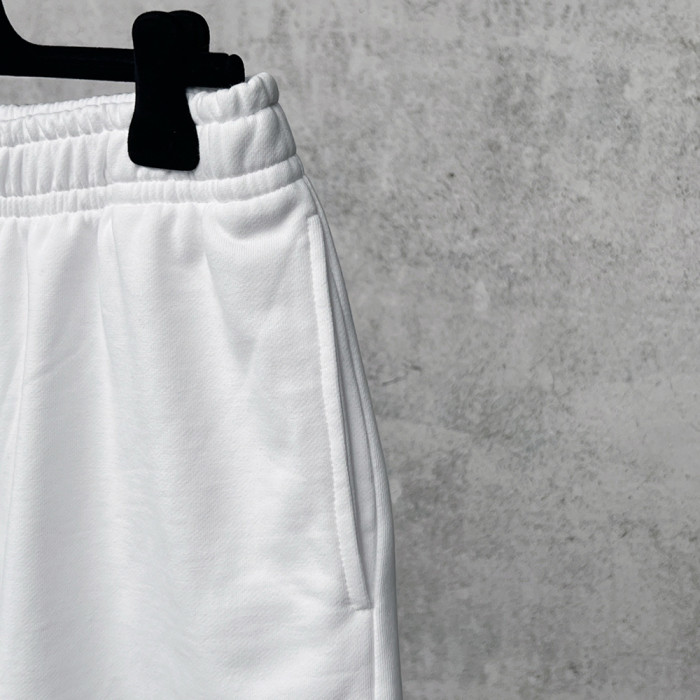 Women Men Breathable Elastic Waist Casual Shorts Mid-length Bottoms Loose Fit Shorts For Daily Wear Unisex