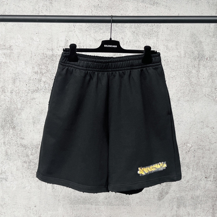 Women Men Breathable Elastic Waist Casual Shorts Mid-length Bottoms Loose Fit Shorts For Daily Wear Unisex