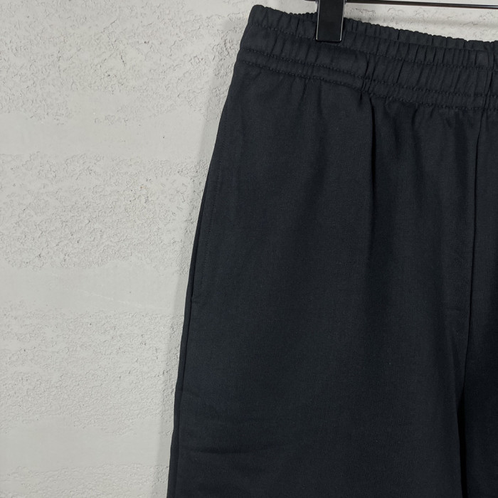 Women Men Breathable Elastic Waist Casual Shorts Mid-length Bottoms Loose Fit Shorts For Daily Wear Unisex