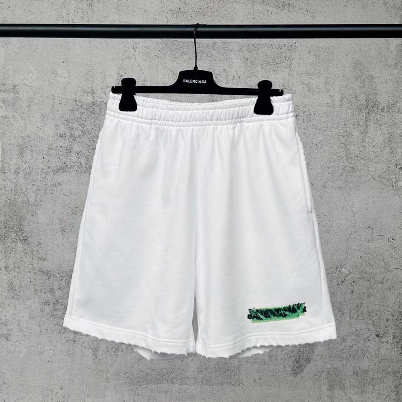 Women Men Breathable Elastic Waist Casual Shorts Mid-length Bottoms Loose Fit Shorts For Daily Wear Unisex