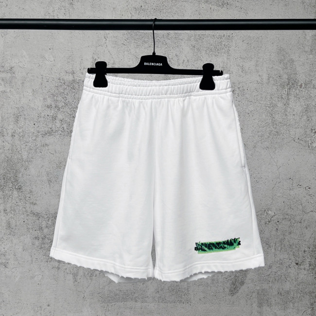 Women Men Breathable Elastic Waist Casual Shorts Mid-length Bottoms Loose Fit Shorts For Daily Wear Unisex