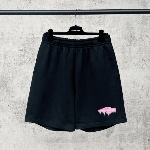 Women Men Breathable Elastic Waist Casual Shorts Mid-length Bottoms Loose Fit Shorts For Daily Wear Unisex