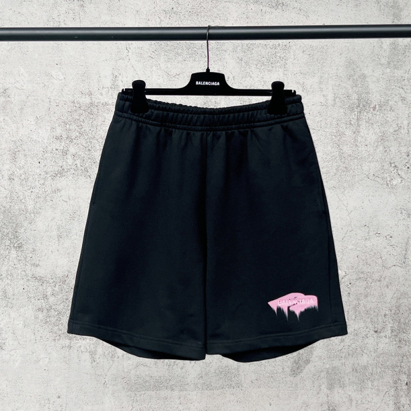 Women Men Breathable Elastic Waist Casual Shorts Mid-length Bottoms Loose Fit Shorts For Daily Wear Unisex