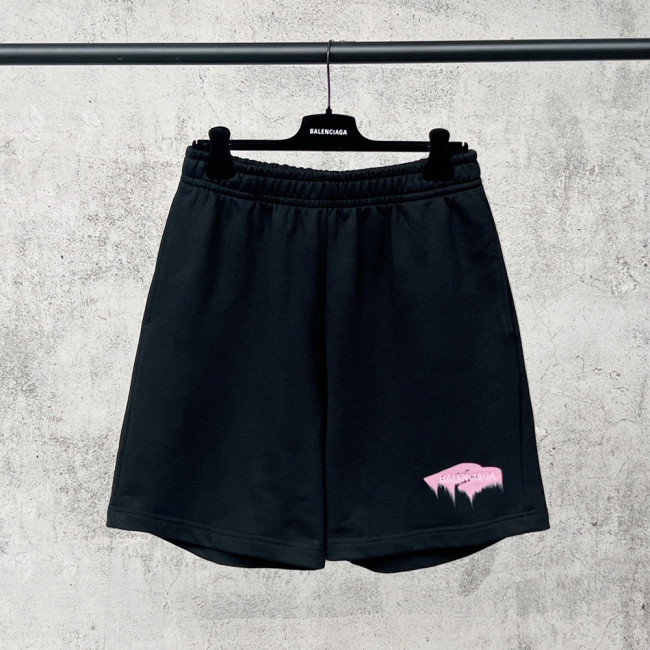 Women Men Breathable Elastic Waist Casual Shorts Mid-length Bottoms Loose Fit Shorts For Daily Wear Unisex