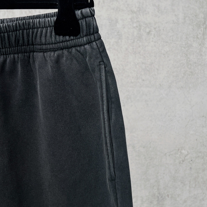 Women Men Breathable Elastic Waist Casual Shorts Mid-length Bottoms Loose Fit Shorts For Daily Wear Unisex