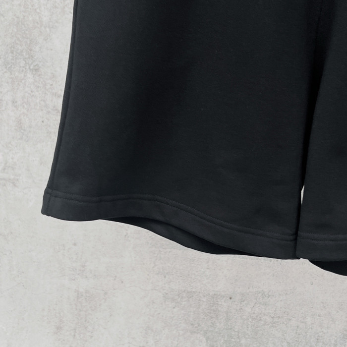 Women Men Breathable Elastic Waist Casual Shorts Mid-length Bottoms Loose Fit Shorts For Daily Wear Unisex