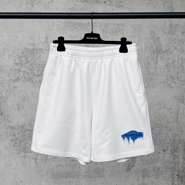 Women Men Breathable Elastic Waist Casual Shorts Mid-length Bottoms Loose Fit Shorts For Daily Wear Unisex