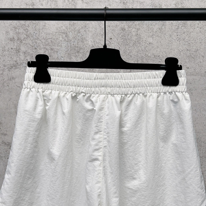 Women Men Breathable Elastic Waist Casual Shorts Mid-length Bottoms Loose Fit Shorts For Daily Wear Unisex