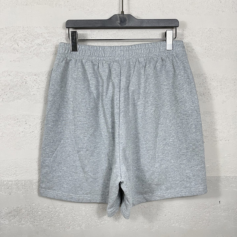 Women Men Breathable Elastic Waist Casual Shorts Mid-length Bottoms Loose Fit Shorts For Daily Wear Unisex