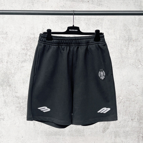 Women Men Breathable Elastic Waist Casual Shorts Mid-length Bottoms Loose Fit Shorts For Daily Wear Unisex