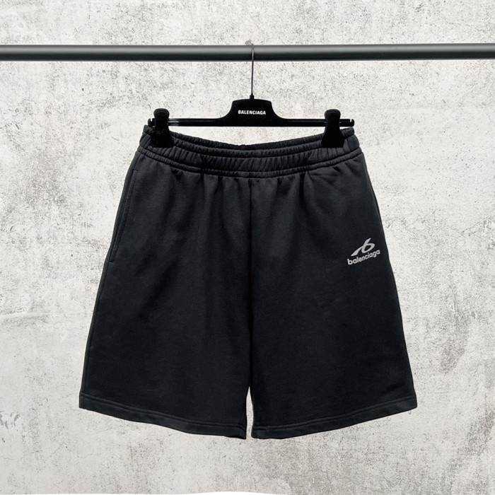 Women Men Breathable Elastic Waist Casual Shorts Mid-length Bottoms Loose Fit Shorts For Daily Wear Unisex