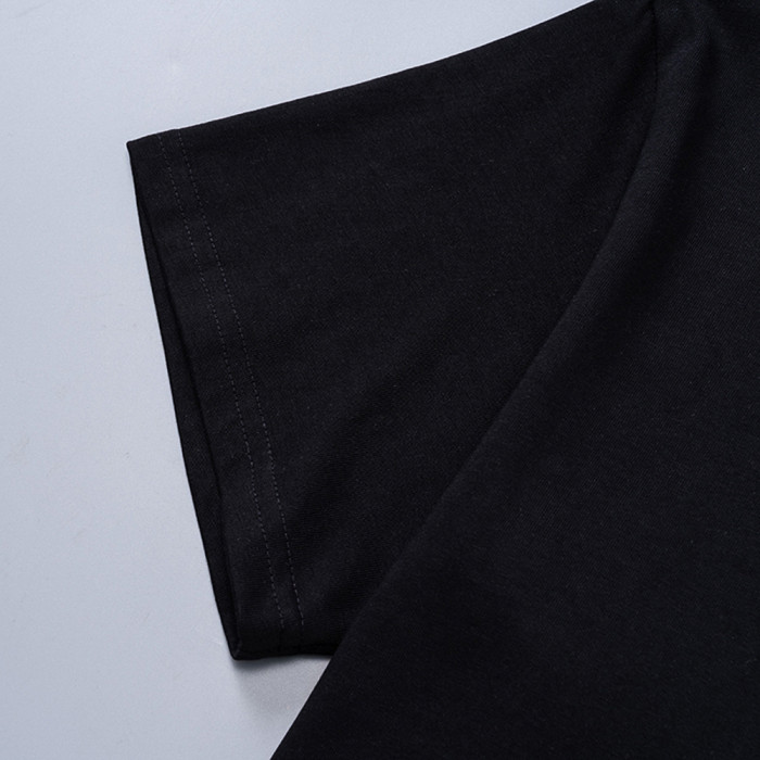 Summer Men Women Cotton T-shirt Short Sleeve T-shirt Pullover Tops Sweatshirt Unisex Tee Casual T-shirt