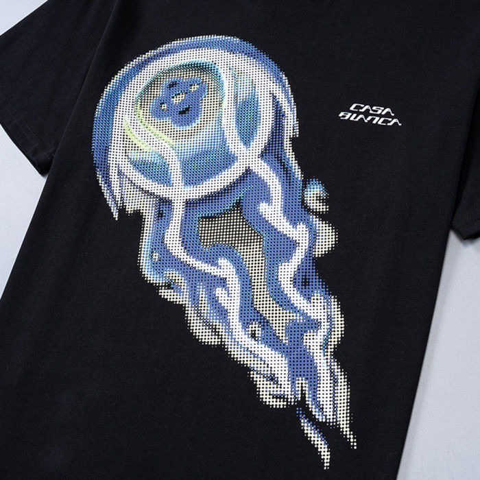 Summer Men Women Cotton T-shirt Short Sleeve T-shirt Pullover Tops Sweatshirt Unisex Tee Casual T-shirt