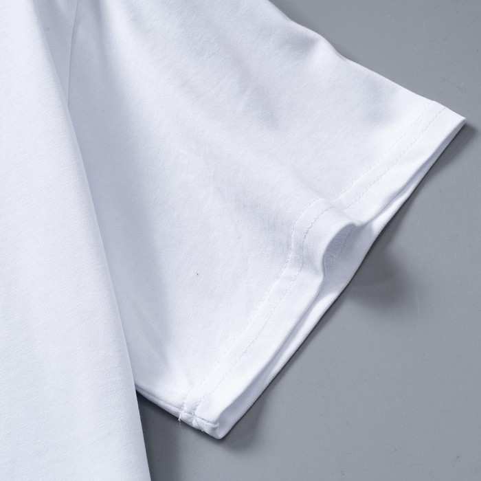 Summer Men Women Cotton T-shirt Short Sleeve T-shirt Pullover Tops Sweatshirt Unisex Tee Casual T-shirt