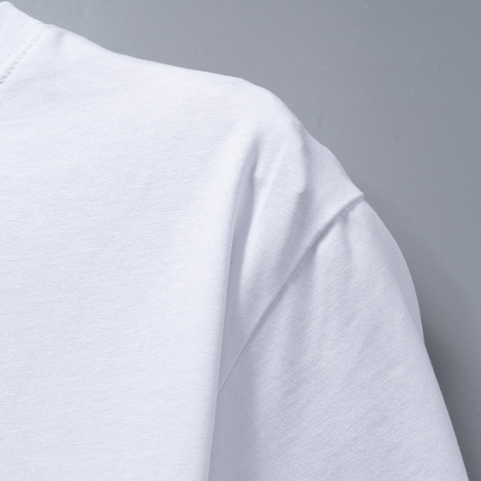 Summer Men Women Cotton T-shirt Short Sleeve T-shirt Pullover Tops Sweatshirt Unisex Tee Casual T-shirt
