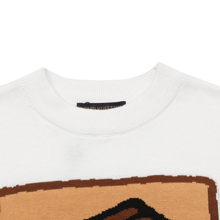 Men Women Knit T-shirt Short Sleeve T-shirt Pullover Tops Sweatshirt Unisex Tee Casual T-shirt
