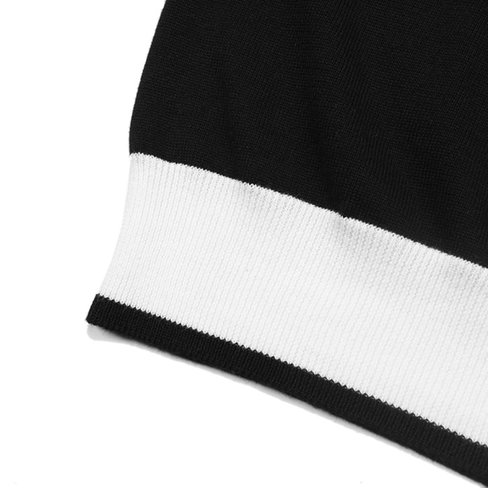 Men Women Knit T-shirt Short Sleeve T-shirt Pullover Tops Sweatshirt Unisex Tee Casual T-shirt