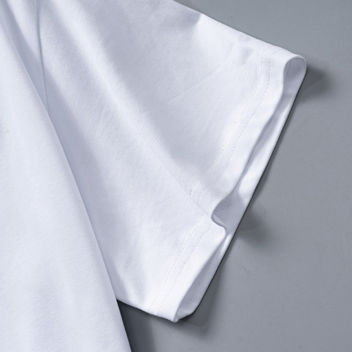 Summer Men Women Cotton T-shirt Short Sleeve T-shirt Pullover Tops Sweatshirt Unisex Tee Casual T-shirt