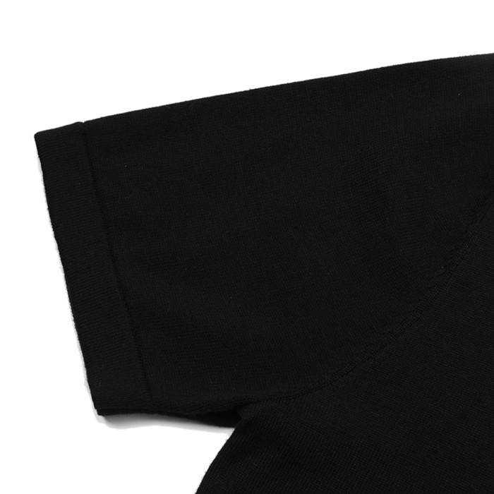 Men Women Knit T-shirt Short Sleeve T-shirt Pullover Tops Sweatshirt Unisex Tee Casual T-shirt