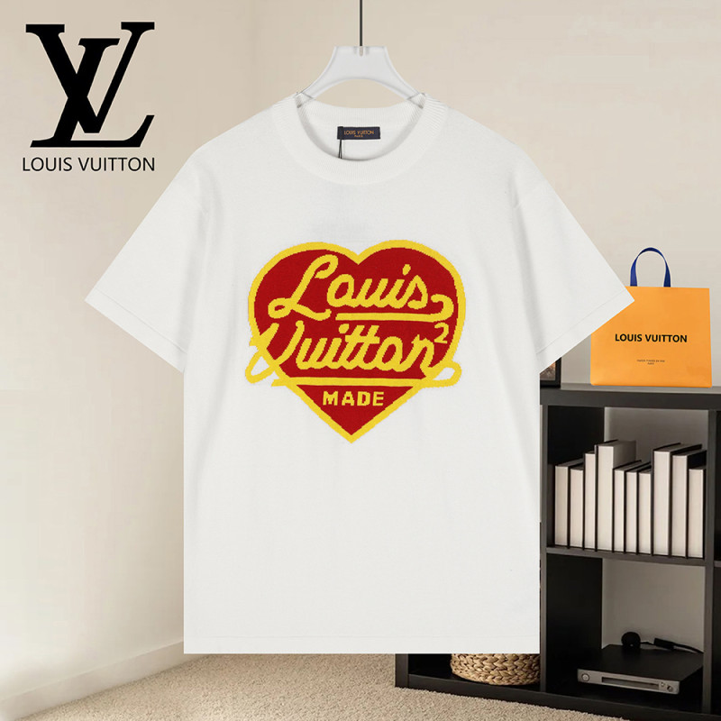 Men Women Knit T-shirt Short Sleeve T-shirt Pullover Tops Sweatshirt Unisex Tee Casual T-shirt