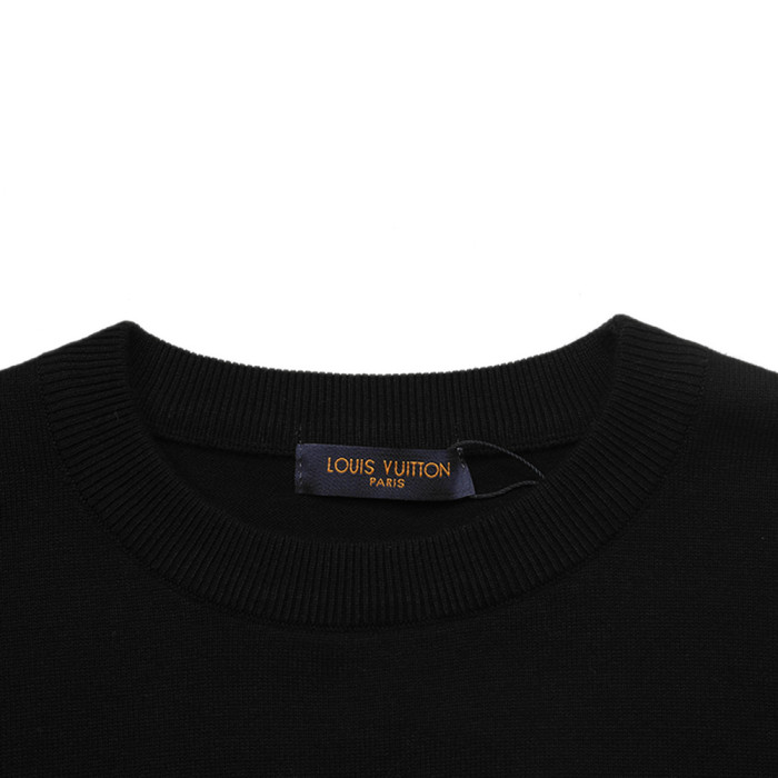 Men Women Knit T-shirt Short Sleeve T-shirt Pullover Tops Sweatshirt Unisex Tee Casual T-shirt
