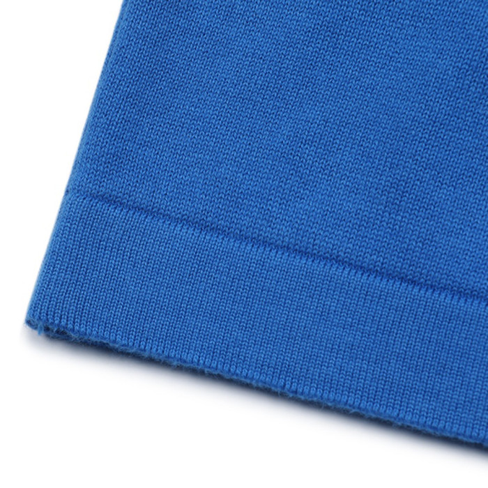 Men Women Knit T-shirt Short Sleeve T-shirt Pullover Tops Sweatshirt Unisex Tee Casual T-shirt