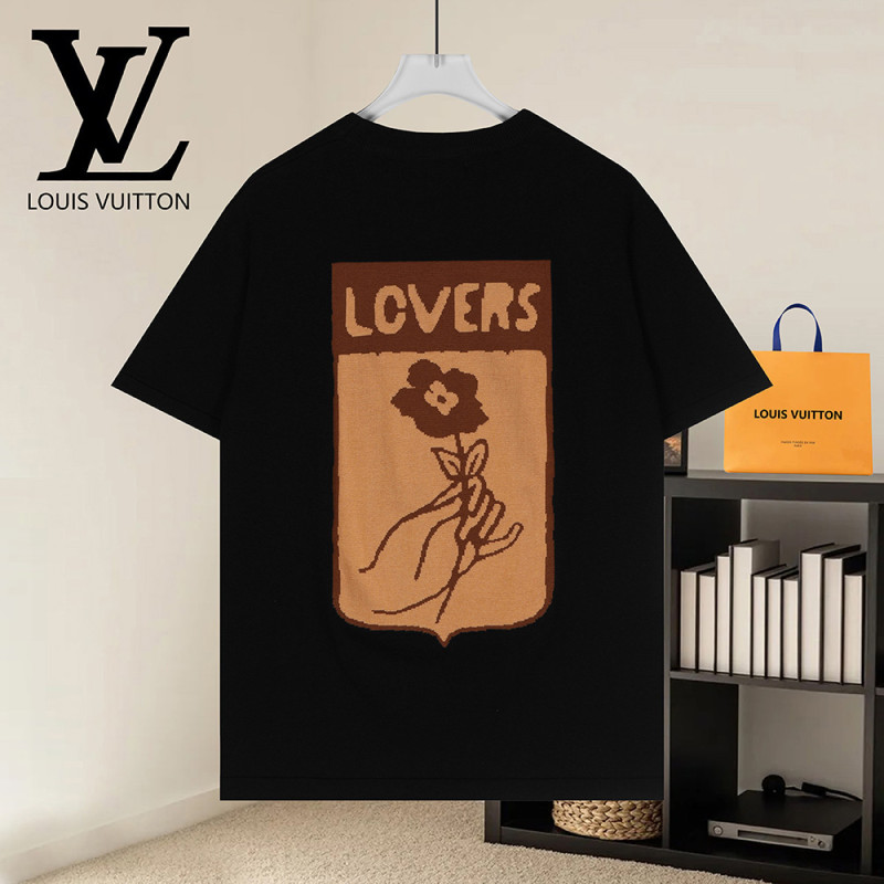 Men Women Knit T-shirt Short Sleeve T-shirt Pullover Tops Sweatshirt Unisex Tee Casual T-shirt