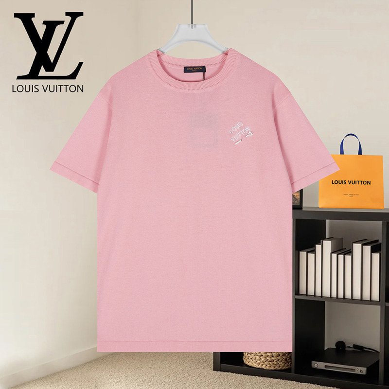 Men Women Knit T-shirt Short Sleeve T-shirt Pullover Tops Sweatshirt Unisex Tee Casual T-shirt