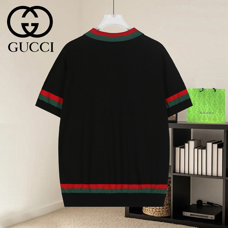 Men Women Knit T-shirt Short Sleeve T-shirt Pullover Tops Sweatshirt Unisex Tee Casual T-shirt