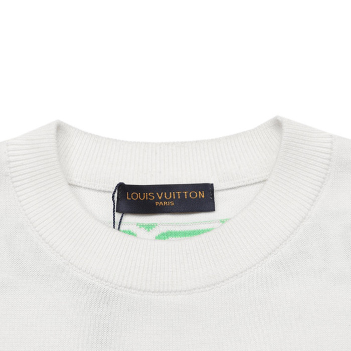 Men Women Knit T-shirt Short Sleeve T-shirt Pullover Tops Sweatshirt Unisex Tee Casual T-shirt