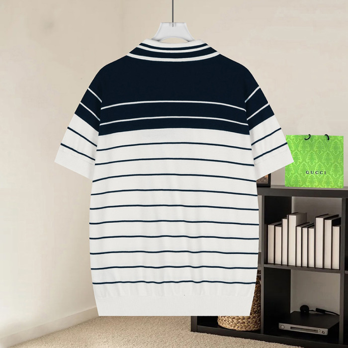 Men Women Knit T-shirt Short Sleeve T-shirt Pullover Tops Sweatshirt Unisex Tee Casual T-shirt