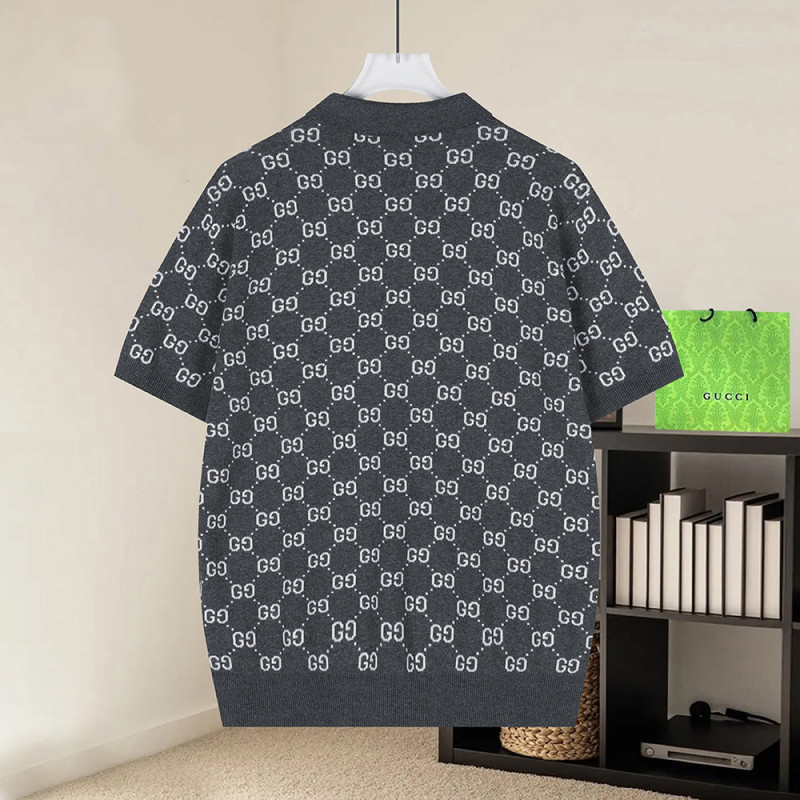 Men Women Knit T-shirt Short Sleeve T-shirt Pullover Tops Sweatshirt Unisex Tee Casual T-shirt