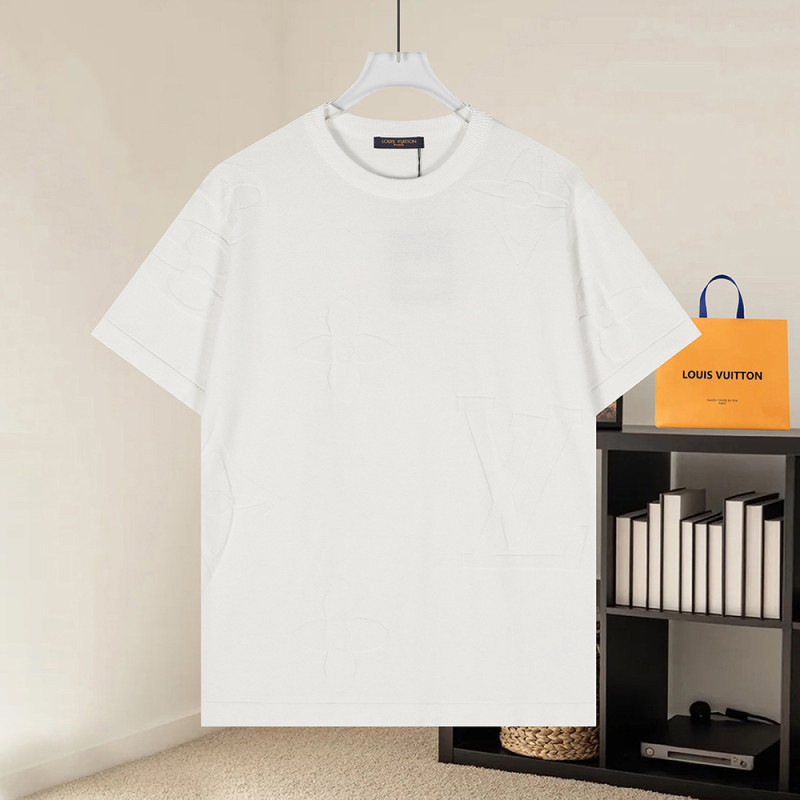 Men Women Knit T-shirt Short Sleeve T-shirt Pullover Tops Sweatshirt Unisex Tee Casual T-shirt