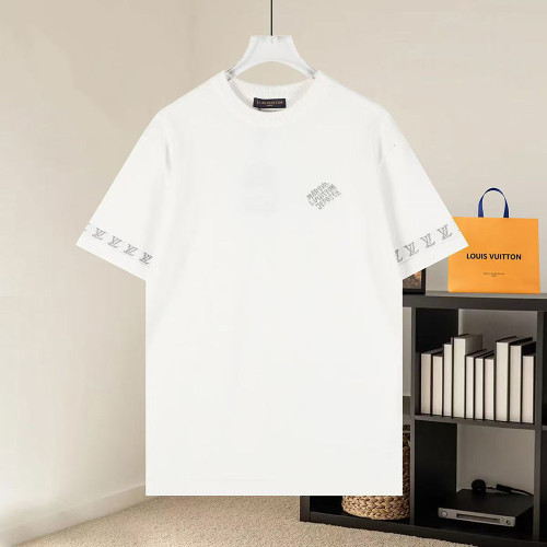 Men Women Knit T-shirt Short Sleeve T-shirt Pullover Tops Sweatshirt Unisex Tee Casual T-shirt